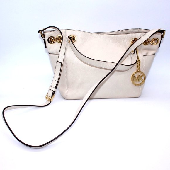 Michael Kors Jet Set Chain Medium Shoulder Tote Bag Purse Convertible Backpack - Picture 2 of 14
